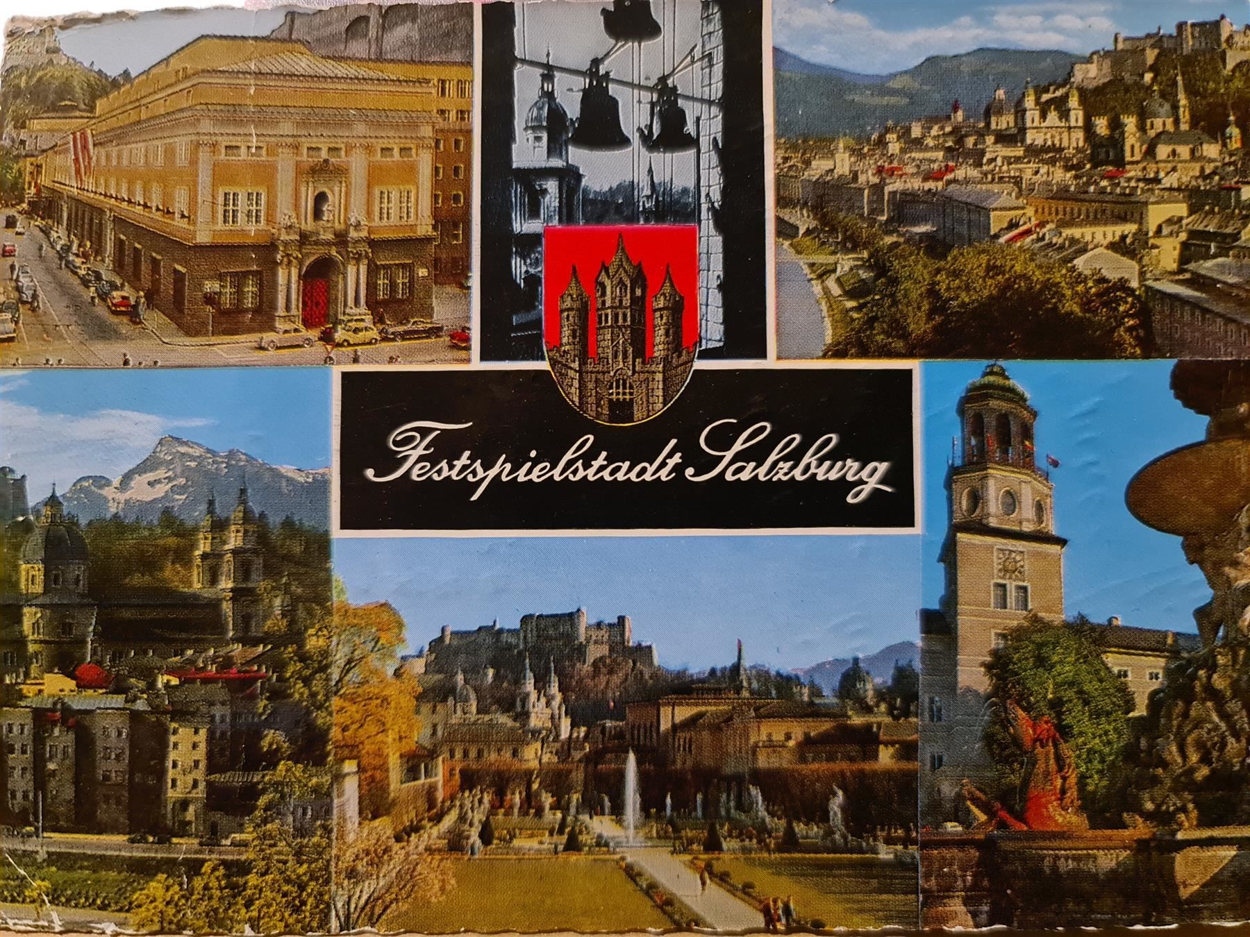 Cartoline postali: Ansichtskarte Salzburg Österreich – Usato da Dintikon venduto da Vexi