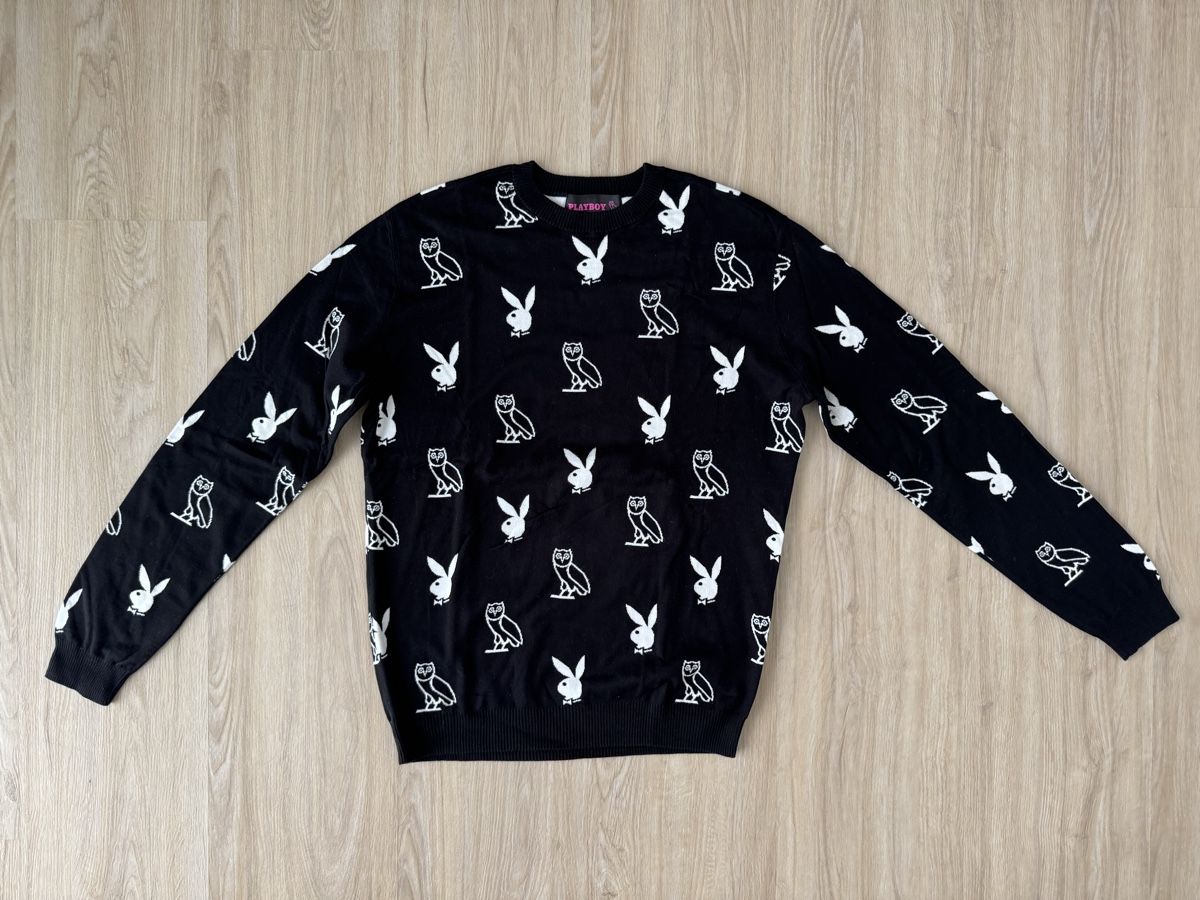 Maglioni & Felpe: Ovo x Playboy Intarsia Pullover schwarz L – Nuovo (secondo la descrizione) da Maisprach venduto da jokoundklaas