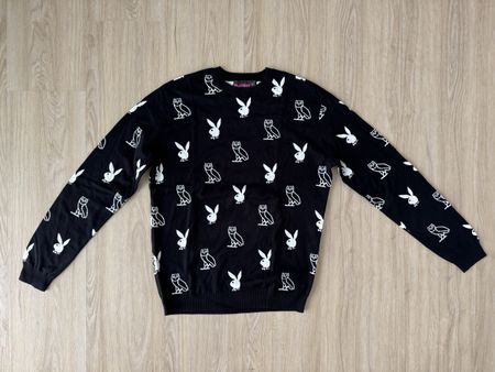 Ovo x Playboy Intarsia Pullover schwarz L