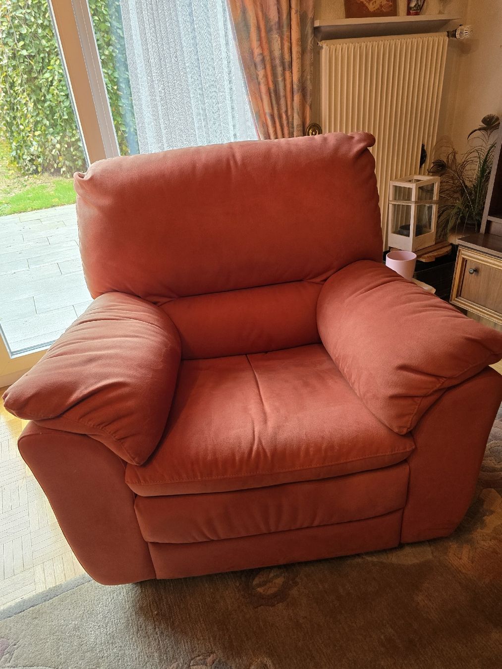 Sofas: Canapé orange – D'occasion à Courrendlin par Naomi19 1