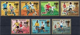 Fussball Briefmarken Paraguay 1984 VFB Stuttgart Serie