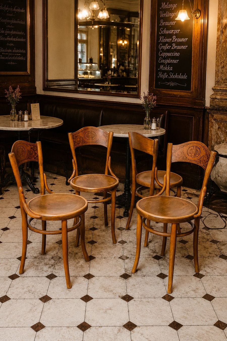 Stühle: CHAISES J&J KOHN – Gebraucht aus Moutier von Vintage-signature 2