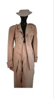 SALE vintage Hosenanzug 100% Wolle 40 beige Blazer Hose