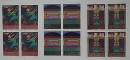 1980 Liechtenstein  Weihnachten  4-er Blocks Postfrisch