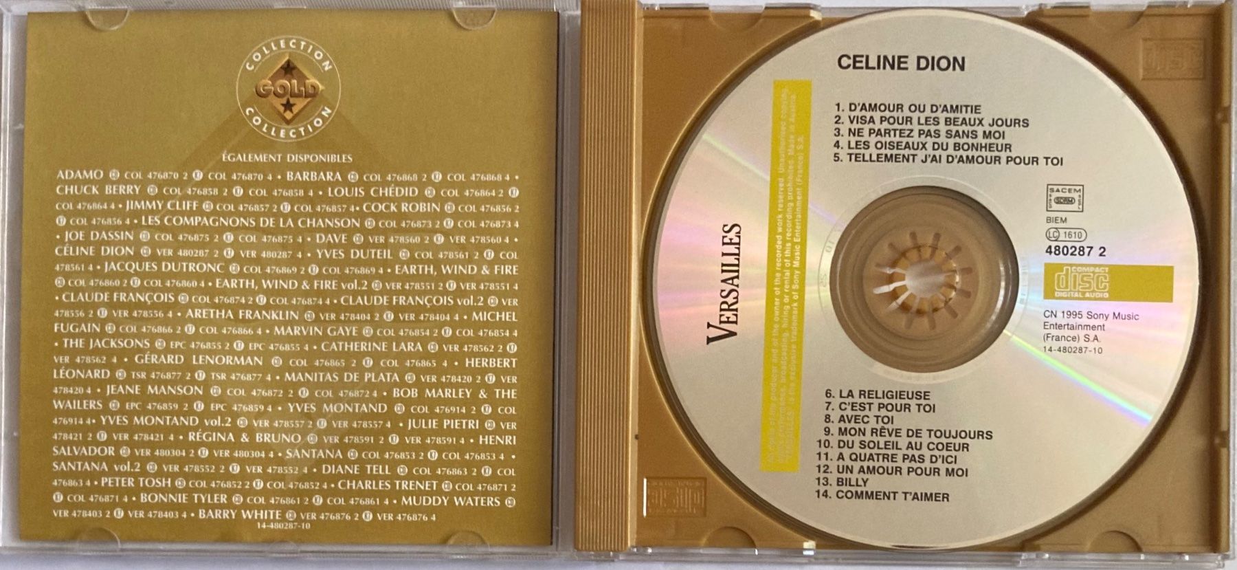 CD: CÉLINE DION - GOLD: VOL. 1 – Usato da Poliez-Pittet venduto da Newtown-Records 2