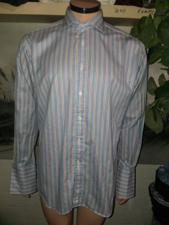 T.M.LEWIN  Chemise manchette/Manschettenknöpfen Hemd   43-XL