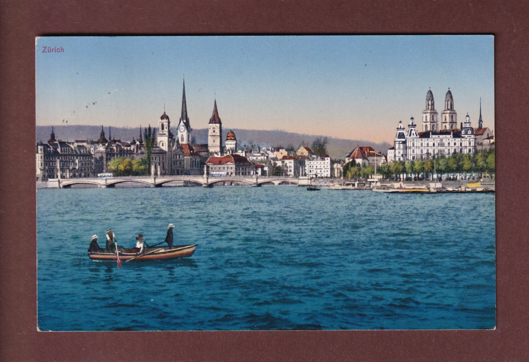 Cartes postales: ZÜRICH von der See - 1914 – D'occasion à Pully par nicecards-shop