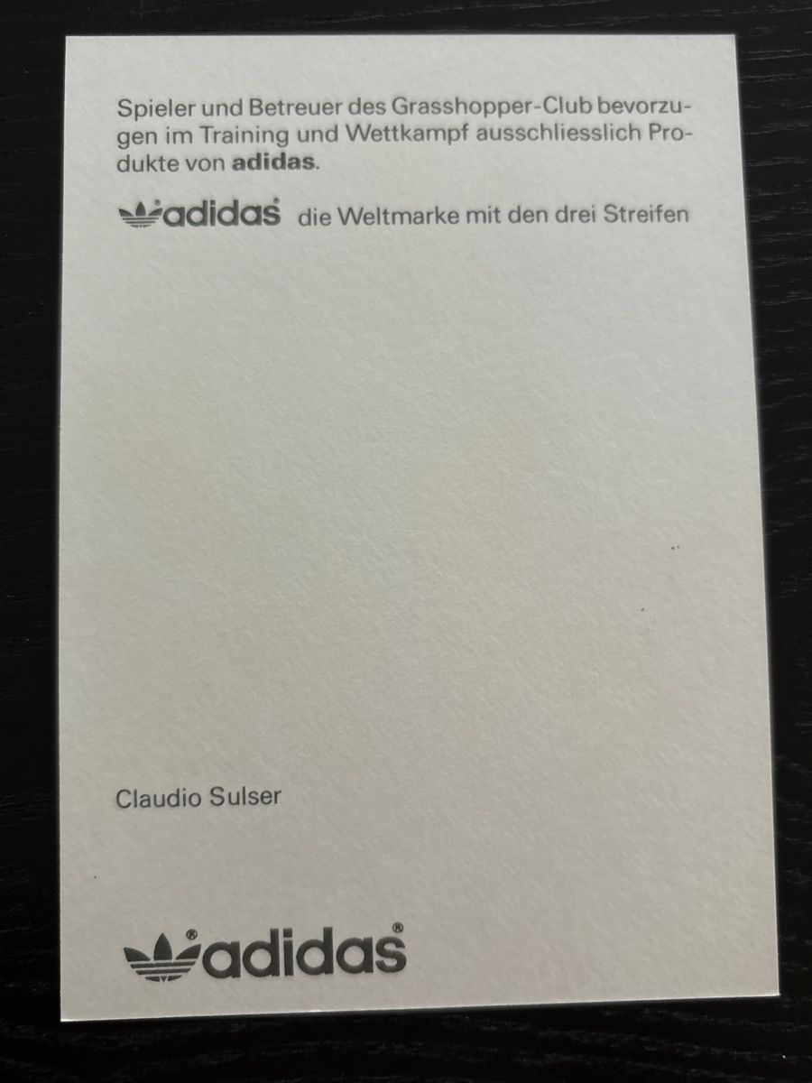 Autografi: Claudio Sulser GC – Usato da Uetendorf venduto da hoisle 1