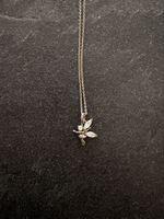 925 Sterling Silber Kette mit Feen-Anhänger
