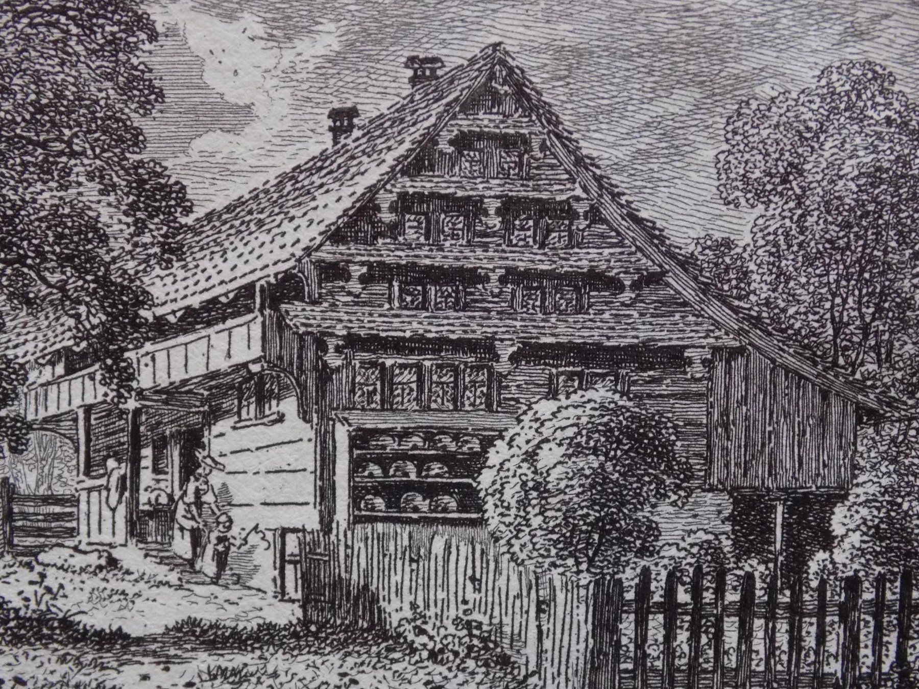 Gravures: Bauernhaus Kanton Luzern – D'occasion à Risch par Rischli15 5