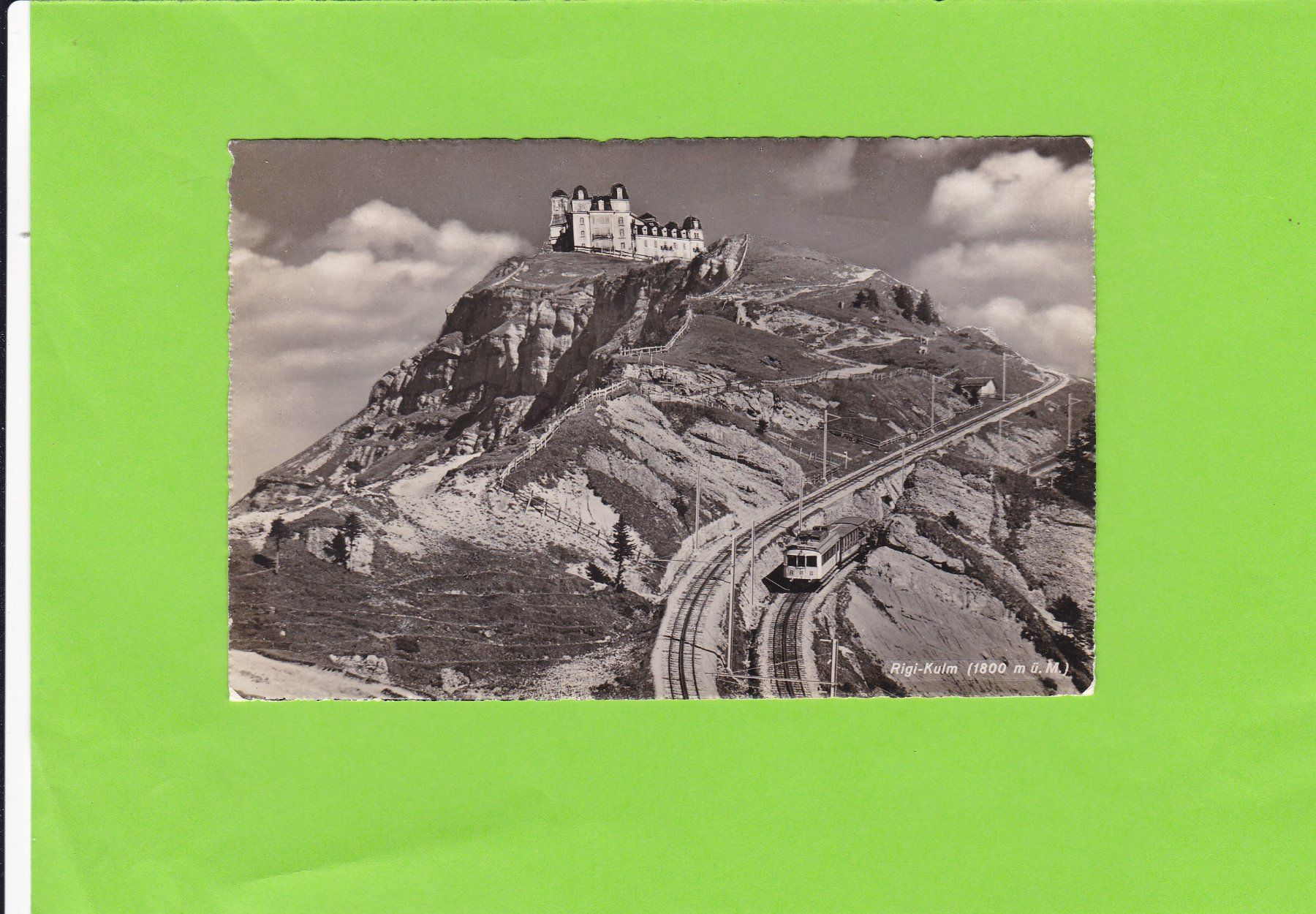 Cartoline postali: Rigi-Kulm, Bergbahn – Usato da St. Peterzell venduto da neckertal