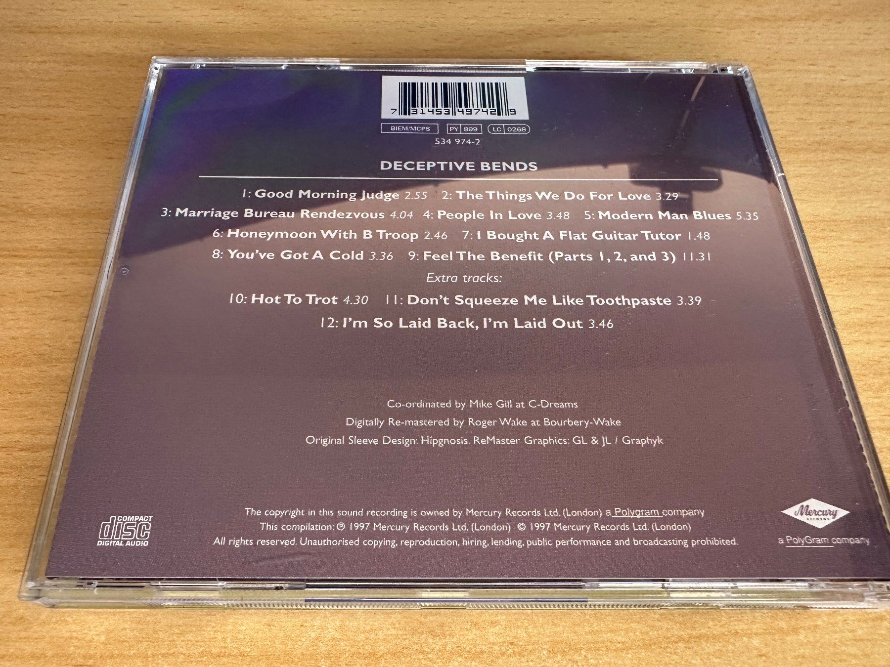 CDs: 10cc – Deceptive Bends – Gebraucht aus Rikon im Tösstal von Alpenmutz 1