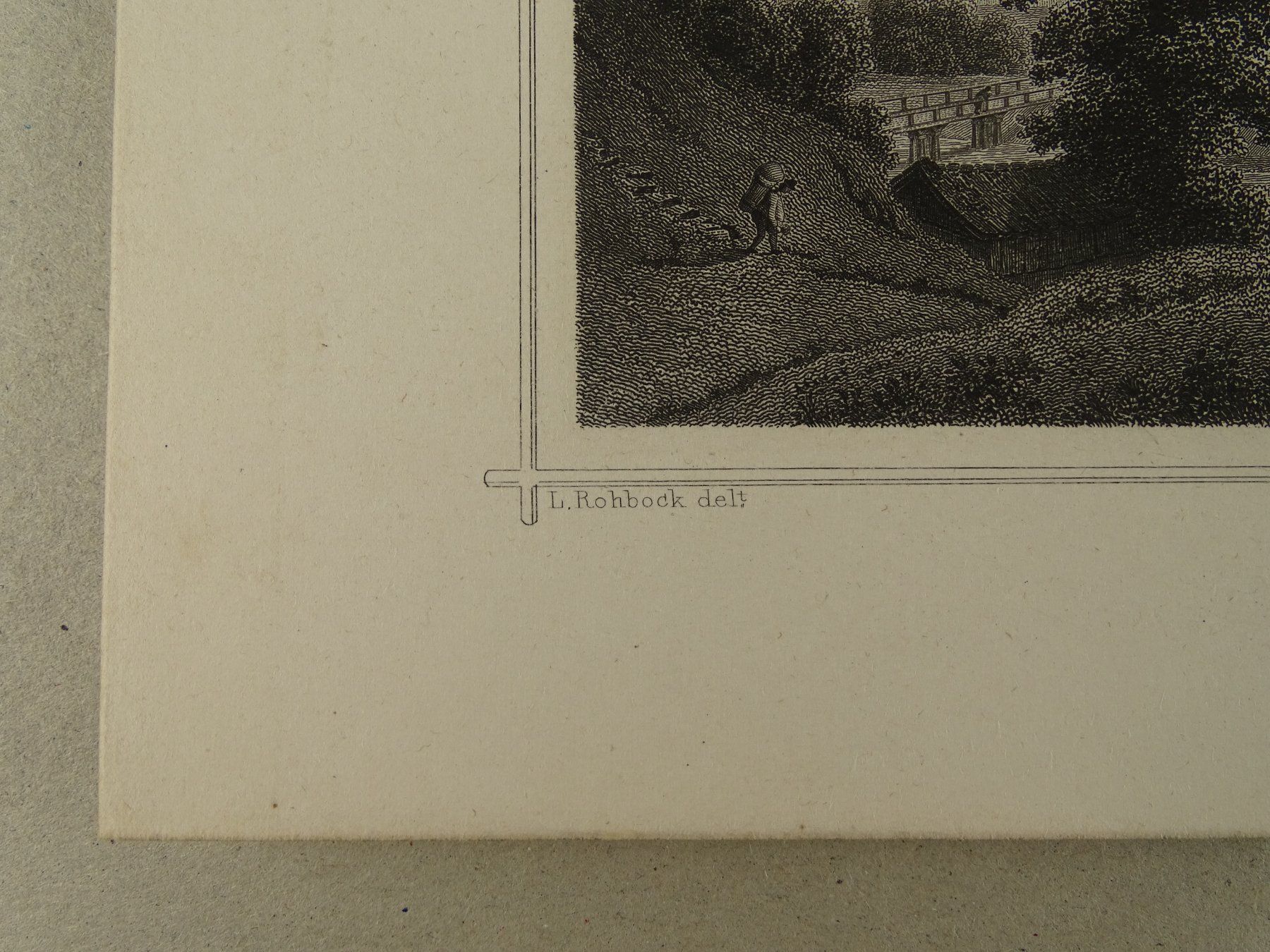 Incisioni: GLARUS, STAHLSTICH NACH ROHBOCK 1870 – Usato da Grüningen venduto da Kartensammler 2