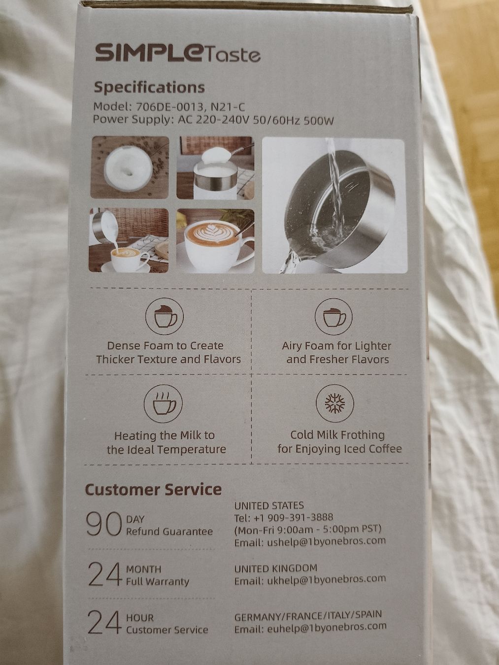 Macchine per caffè & Macchine per espresso: Mousseur à lait SIMPLE TASTE neuf  – Nuovo e nell'imballaggio originale da Petit-Lancy venduto da Elissouche 3