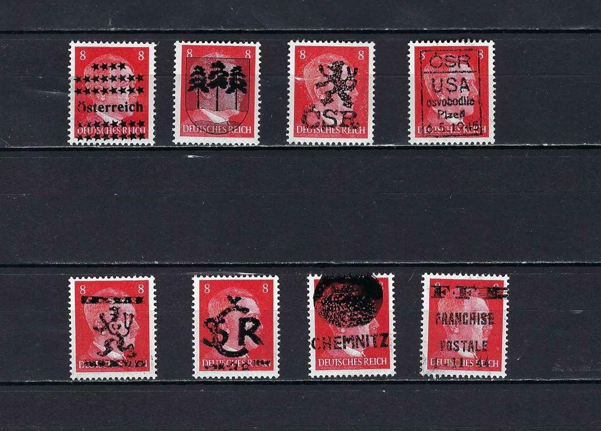 Tutti i francobolli: Hitler mit Aufdruck ** – Nuovo e nell'imballaggio originale da Altstätten SG venduto da Nandodax