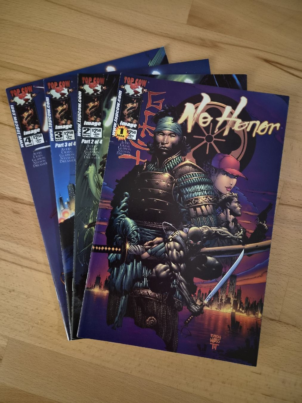 BD: No Honor #1-4 (complete) – D'occasion à Biel/Bienne par collector_comics
