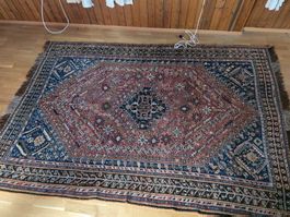 antiker Orient Teppich 248 cm x 147 cm