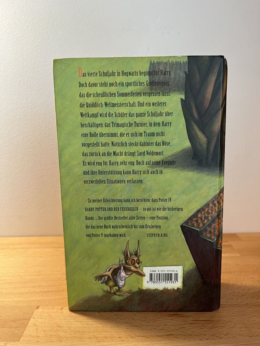 Libri: Harry Potter und der Feuerkelch – Usato da Winterthur venduto da Schellinator 4