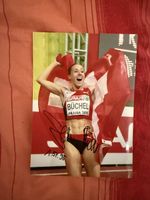 Foto Selina Buchel mit Autogramm und Datum 1.07.93