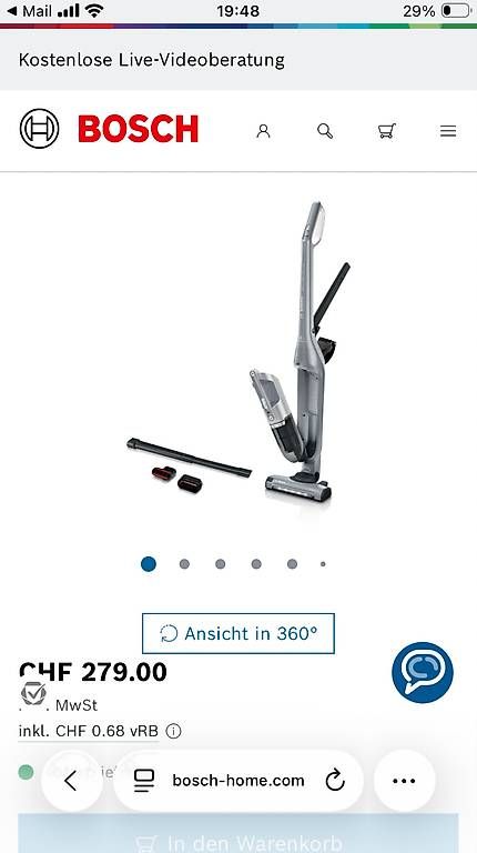 Bosch Aspirapolveri & Accessori: bosch staubsauger flexxo gen2 serie 4 neu – Nuovo (secondo la descrizione) da Zürich venduto da Wg02 3