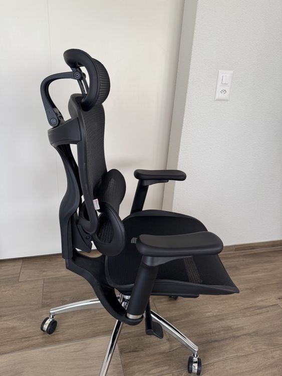 Chaise De Bureau Ergonomique Sihoo Doro-C300 - Noire - Tissu/PU - Occasion