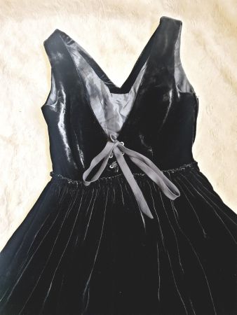 SAMTKLEID KLEID DRESS SAMT S 36 LANDHAUS, top zu Strickjacke