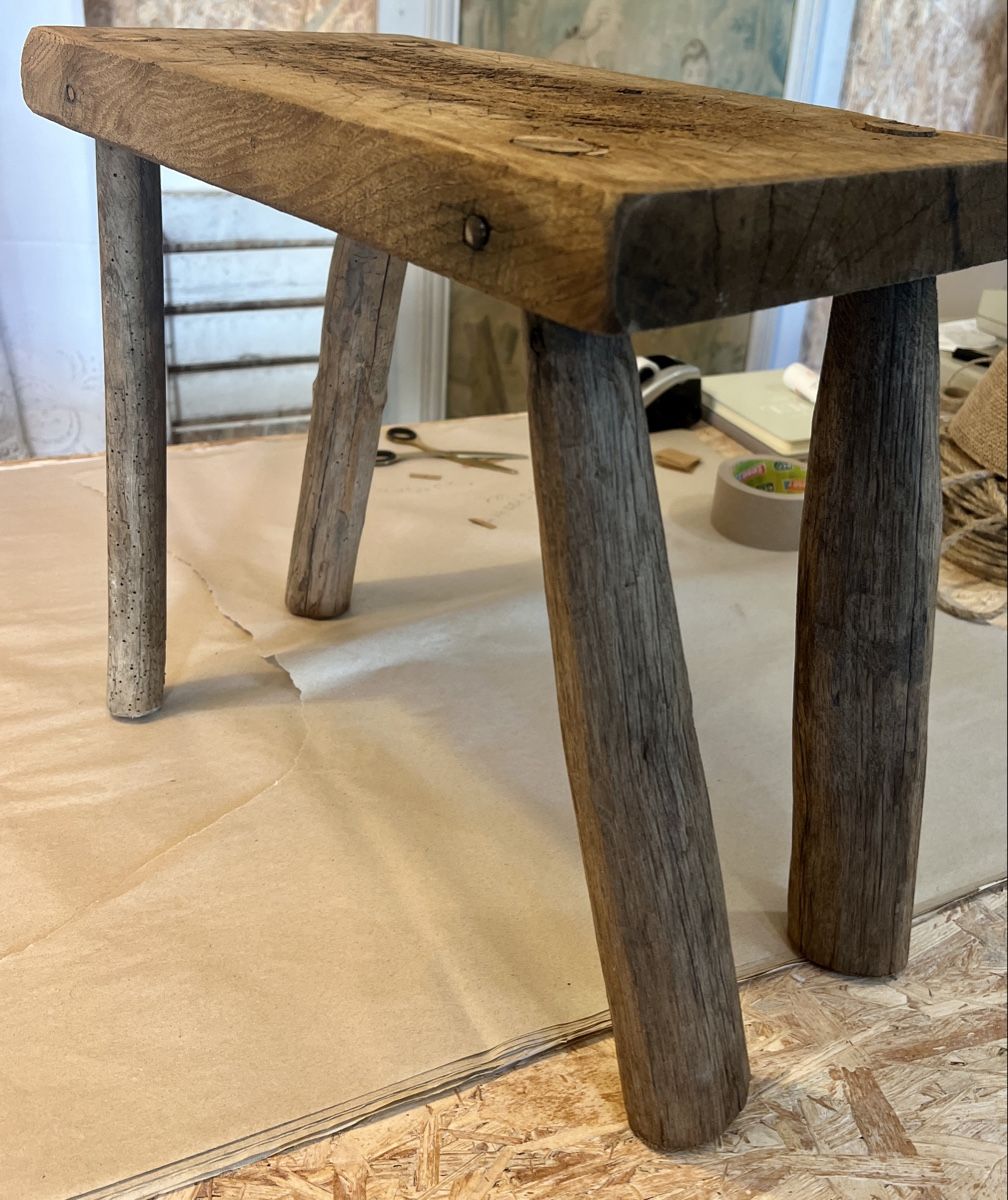 Sgabelli: Hocker alt Schemel Beistelltisch – Usato da Sirnach venduto da dasrosahaus 2