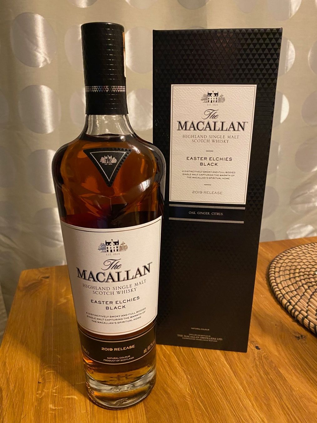 Macallan Spirituosen: Macallan Easter Elchies Black 2019 – Neu und originalverpackt aus Mönchaltorf von Drammer