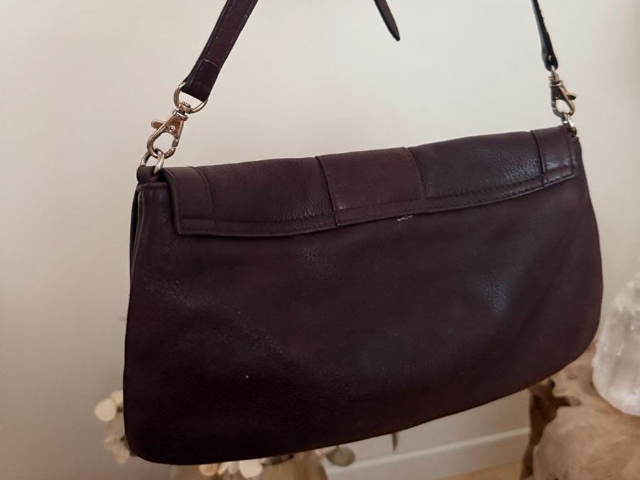 Borse da donna: Damen Leder Tasche dunkelbraun – Usato da Niederglatt ZH venduto da neunzehn82 8