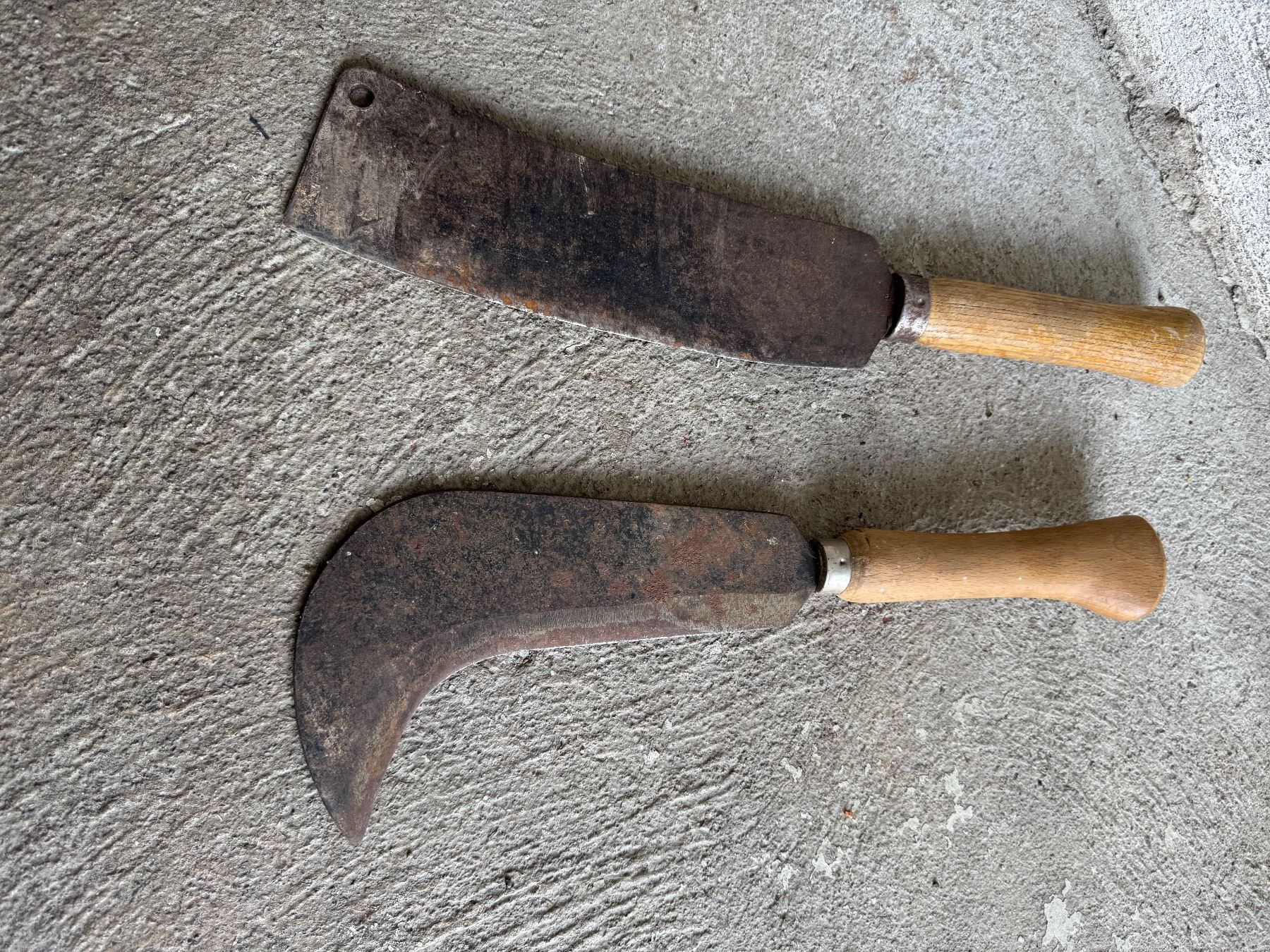 Besteck: 2 x Altes Metzgerbeil Haumesser – Gebraucht aus Frauenfeld von difi67 3