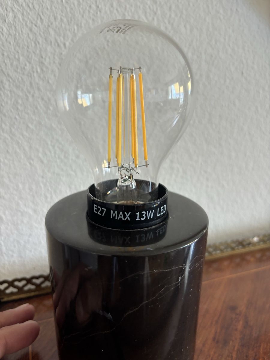 Lampade: Lampe design en marbre noir avec ampoule LED – Nuovo (secondo la descrizione) da GENÈVE venduto da Gaasss 5