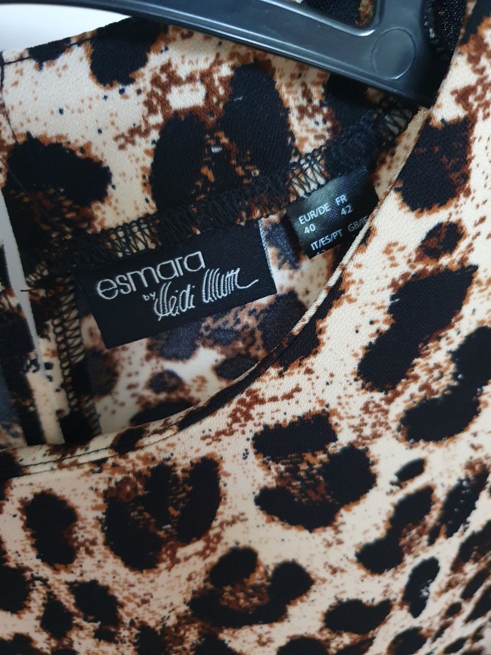 Vestiti: Kleid, Leopardenmuster, Gr. 40, Esmara – Usato da Kloten venduto da Hektor44 1