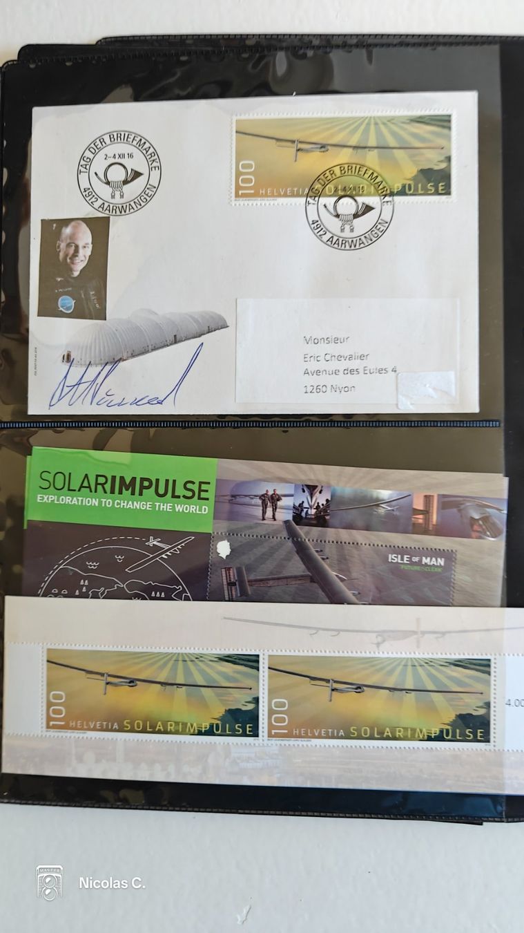 Tutti i francobolli: collection timbres Solar Impulse – Usato da Thônex venduto da Jan-Nemar 8