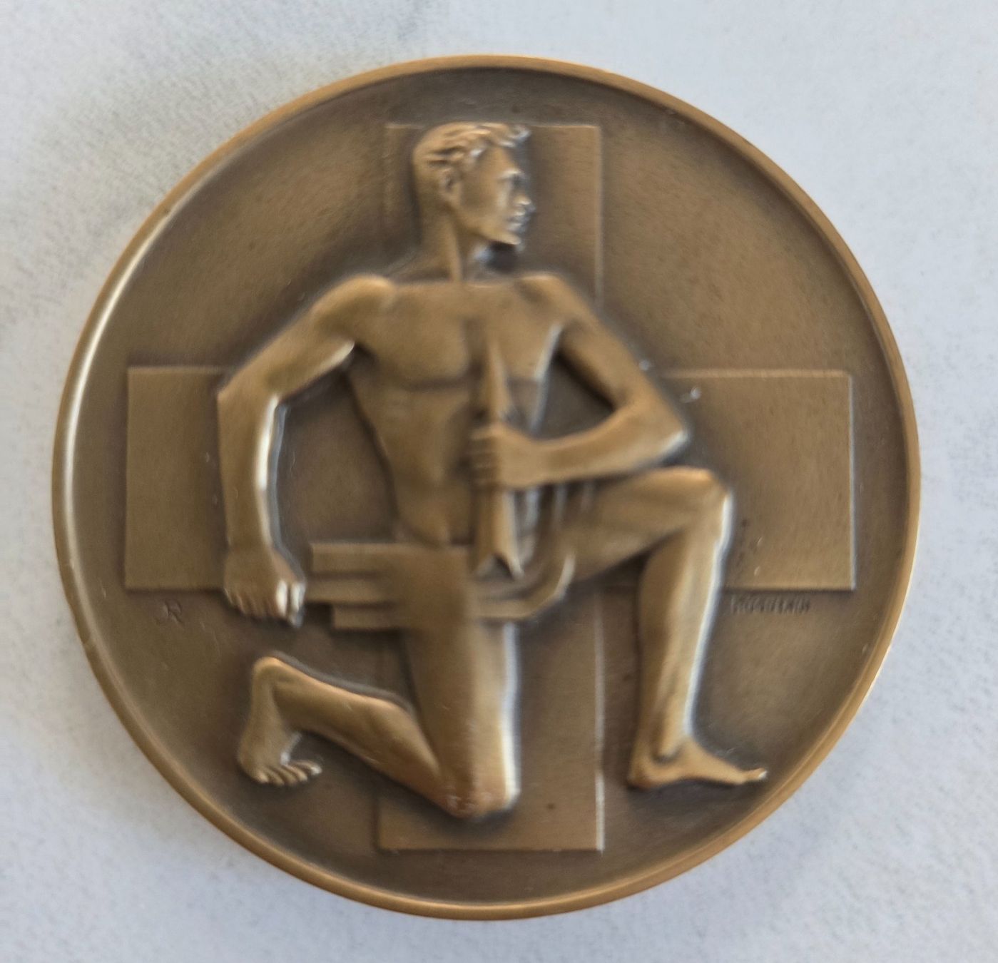 Medaglie: Medaille Eidg. Schützenfest Chur 1949, mit Ständerchen – Usato da Steinmaur venduto da Pegasus24 1