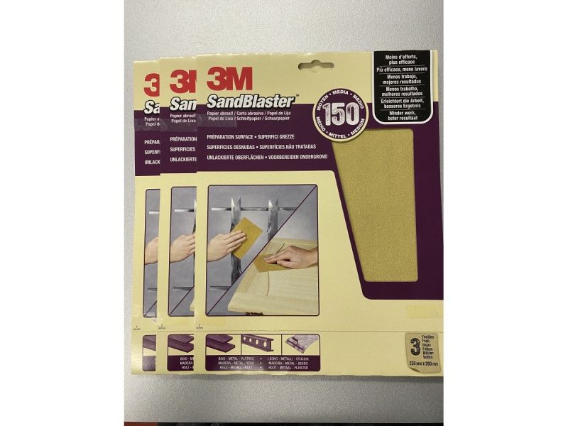 Schleifen & Polieren: Neue Schleifpapiere P150 – Neu und originalverpackt aus Necker von liq24 2