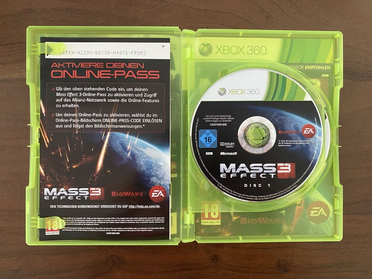Microsoft Spiele: Mass Effect 3 für Xbox 360 – Gebraucht aus Thunstetten von Virus_33 1