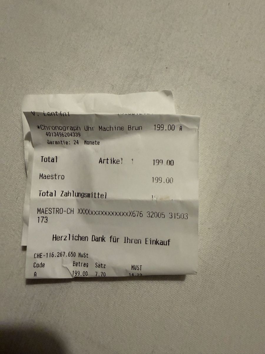 Fossil Montres: Fossil Chronograph Watch Brown Leather Strap Box Receipt – D'occasion à Mönchaltorf par Rbf87 4