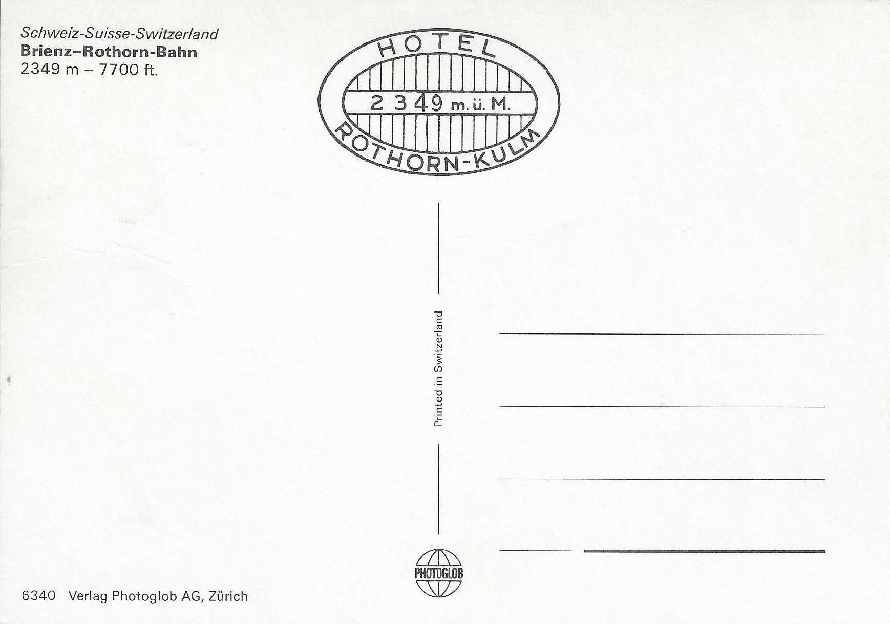 Cartoline postali: Brienz-Rothorn-Bahn – Nuovo (secondo la descrizione) da Rothrist venduto da Stranglehold 1