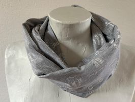 Kinder-Loop -Schlauchschal - Baumwoll-Jersey - Handarbeit