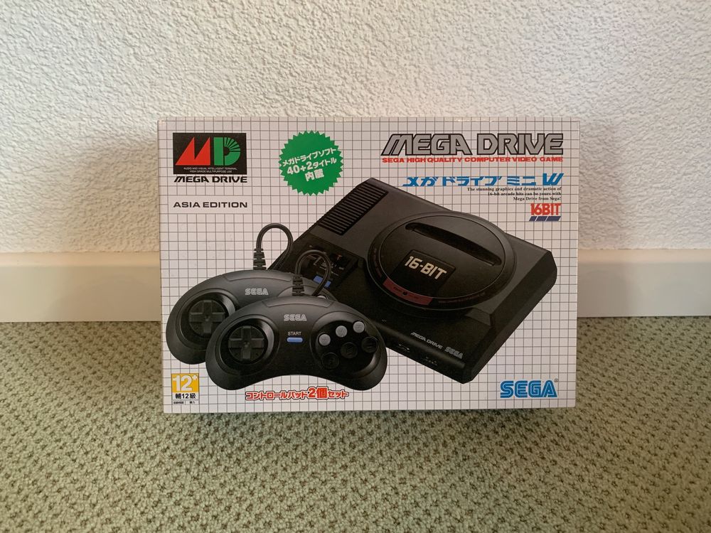 SEGA Mega Drive Mini (Asia Edition) (NEU) (Neu und originalverpackt) in ...