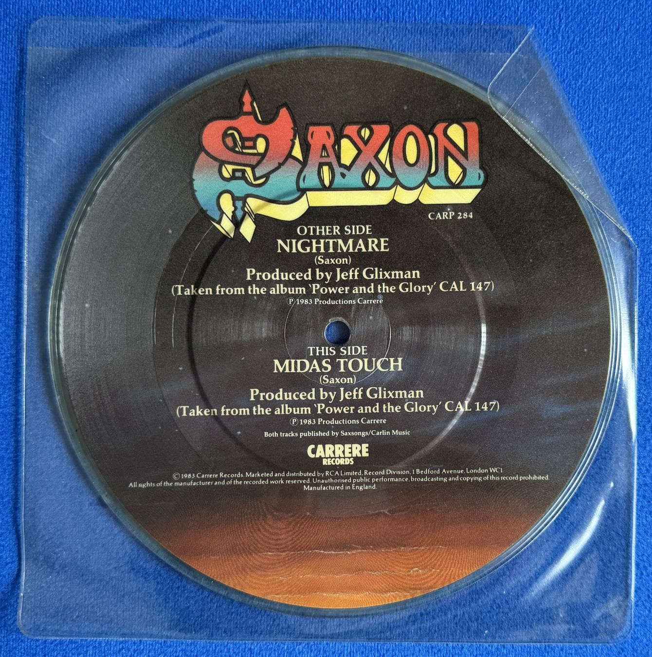 Vinyles: Saxon - Nightmare - Picture Disc – D'occasion à Triesen par Ot1100 1