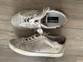 Golden Goose Super Star Leder Sneakers Gr. 38
