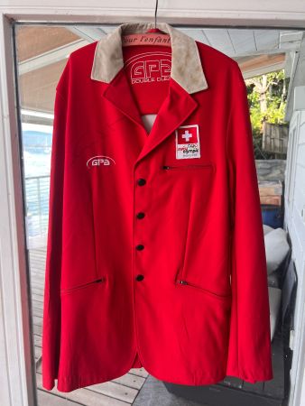 Objet rare - veste JO 2008 Steve Guerdat dédicacée