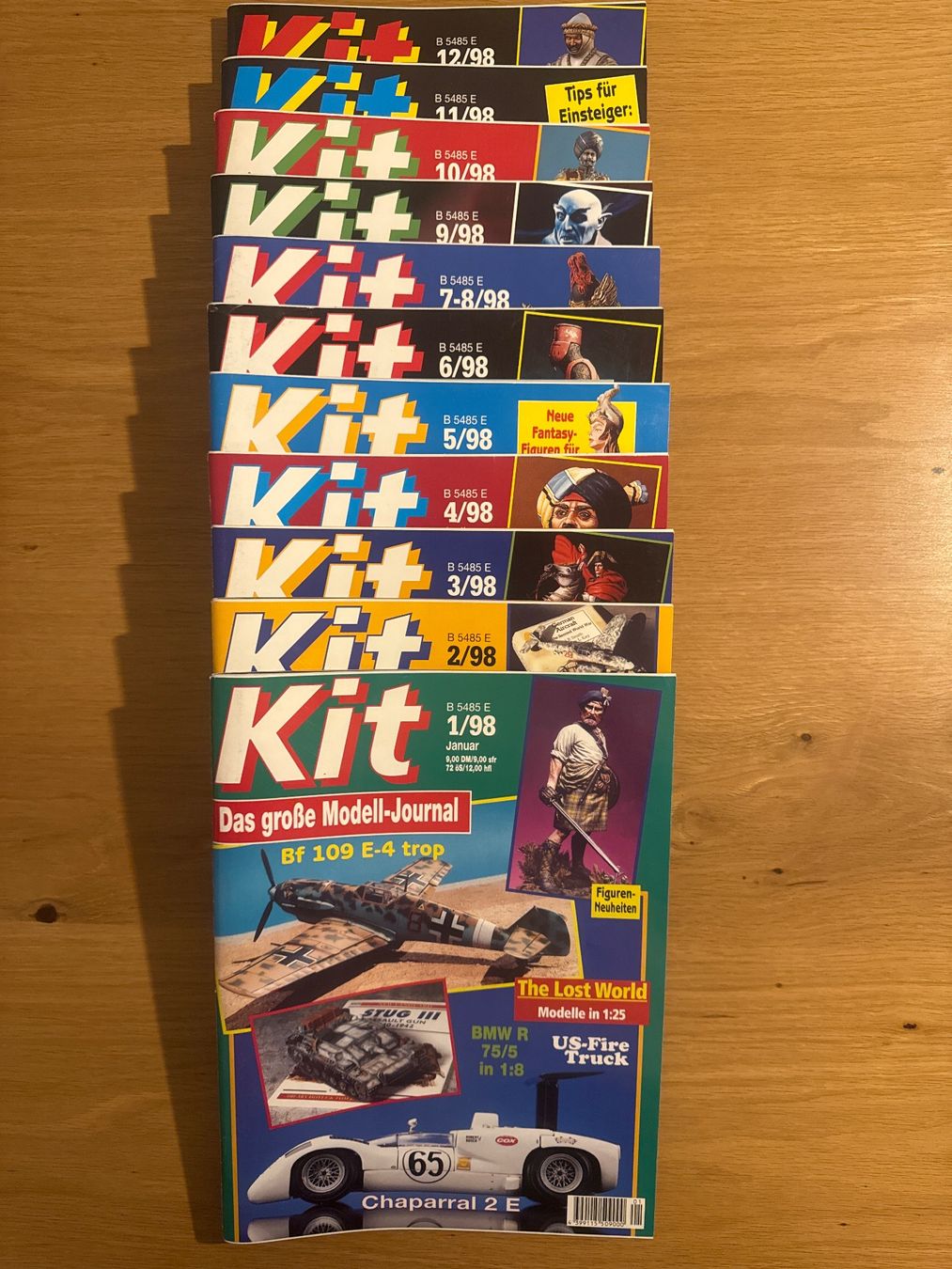Zeitschriften & Magazine: Kit Modell Magazin 11 Hefte 1998 – Gebraucht aus Rudolfingen von CardsAndMore