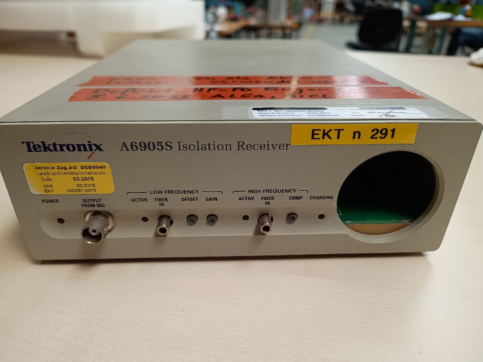 Caricabatterie: Tektronix A6905S Isolation Receiver, Akkuladegerät, defekt – Difettoso da Döttingen venduto da Schlei 1