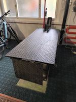Mechanische Motorrad-Hebebühne mit Farm-Jack & Klappstützen 