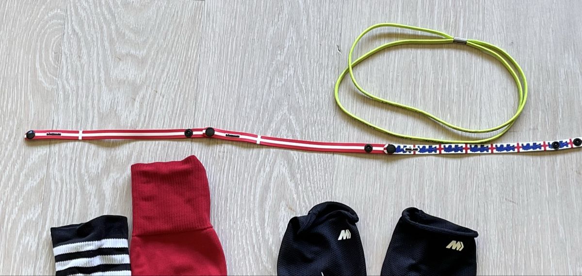 Nike Protezioni & Imbottiture: Fussball Schienbeinschoner & Stulpen Set – Usato da Aarau venduto da Doct8 2