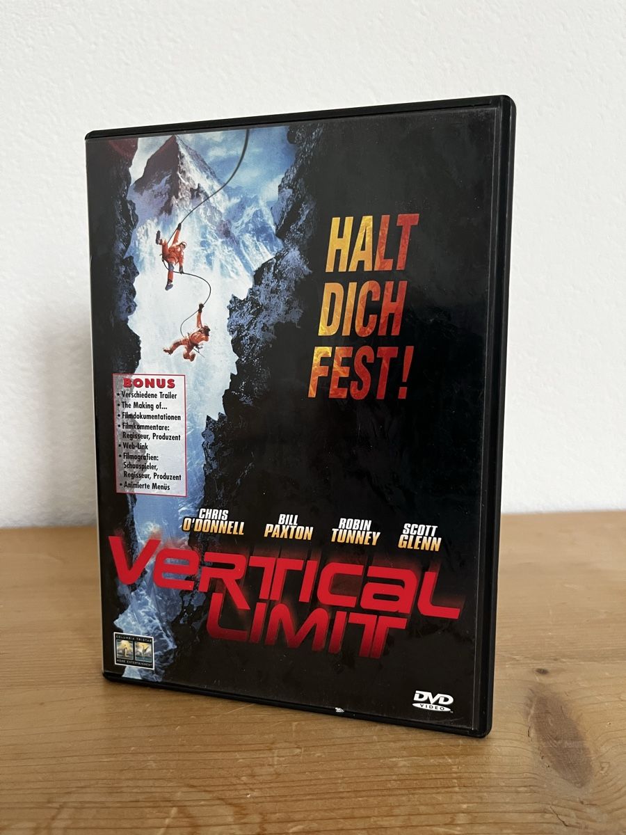Tutti i DVDs: Vertical Limit DVD - Actionfilm! – Usato da Bassersdorf venduto da McRob00