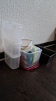 Kunststoffgefässe und Brotbackform