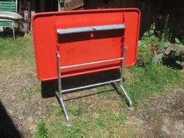 BIGLA Blechtisch Gartentisch 70x120cm Gestell neu verzinkt